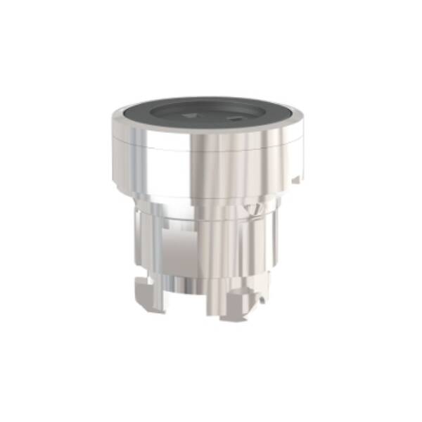 Ø22 mm metal head - spring return pushbutton - without cap - Schneider Electric - ZB4RZA0