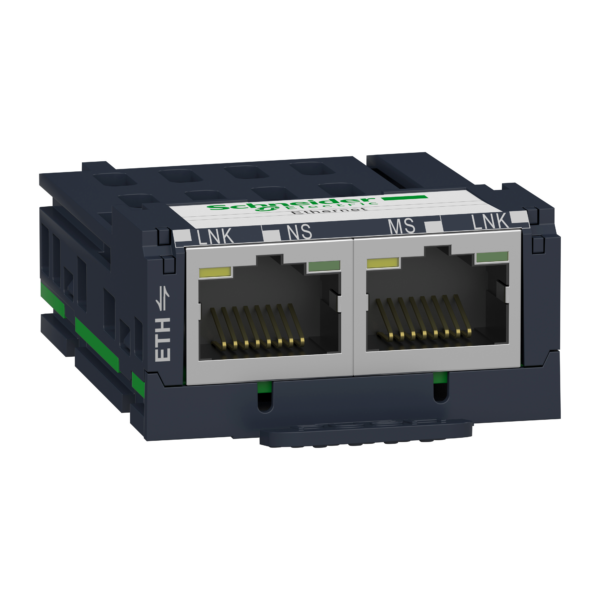 Harmony XB5R, Modbus TCP communication module for ZBRN1, 2 Ethernet RJ45 connectors - Schneider Electric - ZBRCETH