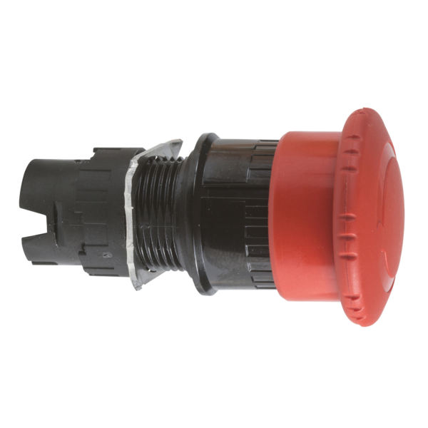 red Ø30 Emergency stop pushbutton head Ø16 trigger and latching turn release - Schneider Electric - ZB6AS834