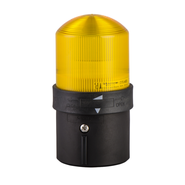 Ø 70 mm tower light - steady - yellow - IP65 - 24 V - Schneider Electric - XVBL0B8