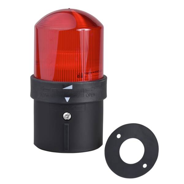 Ø 70 mm tower light - flashing - red - IP65 - 120 V - Schneider Electric - XVBL1G4