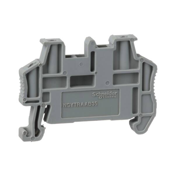 END BRACKET, SNAP-ON FOR 35MM DIN RAILS, 5,2MM WIDTH, MARKABLE - Schneider Electric - NSYTRAAB35