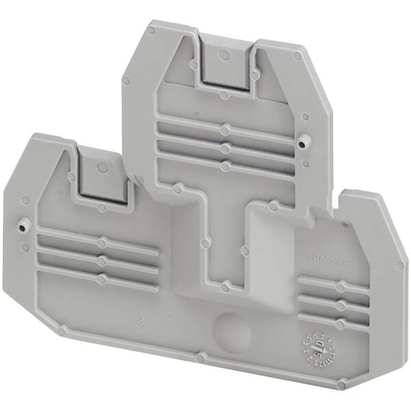 END COVER, 2 LEVEL, 4PTS, 2,2MM WIDTH, FOR SCREW TERMINALS NSYTRV24D, - Schneider Electric - NSYTRACE24