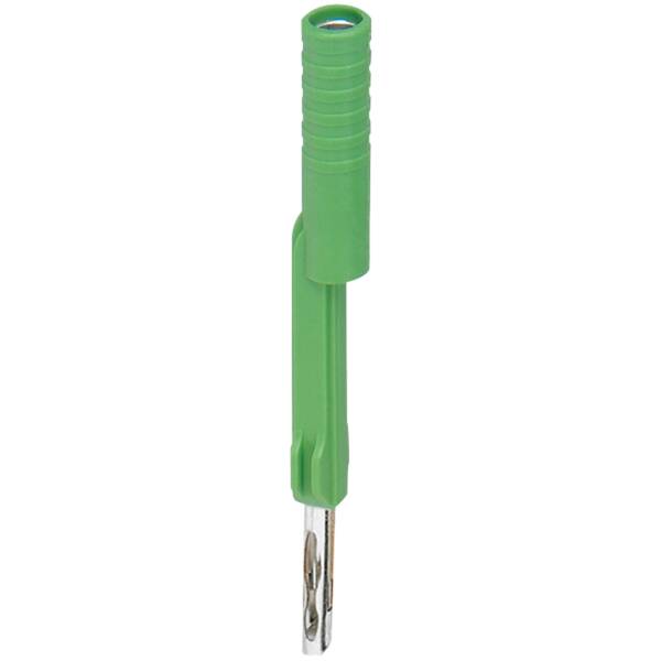 TEST ADAPTER FOR 4MM SAFETY TEST PLUG, LOCKABLE, GREEN FOR NSYTRV62TT - Schneider Electric - NSYTRAFTGN