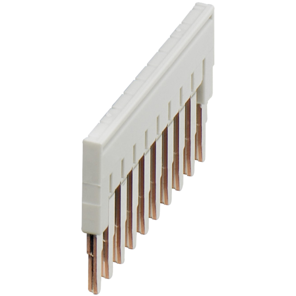 PLUG-IN BRIDGE, 10POINTS FOR 2,5MM² TERMINAL BLOCKS, GREY - Schneider Electric - NSYTRAL210GR