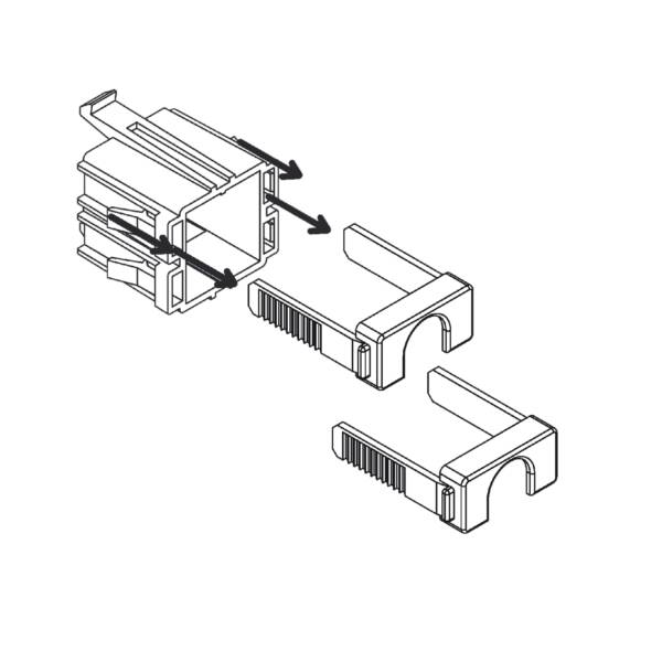 USB fastening for advanced panel - Schneider Electric - XBTZGCLP2