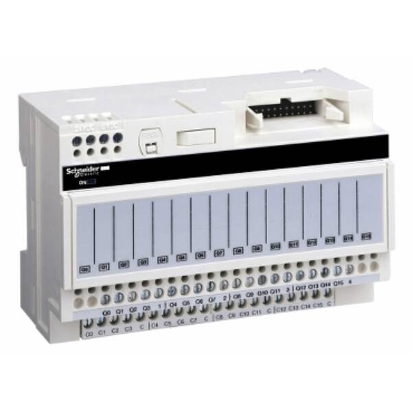 sub-base for plug-in relay ABE7 - 16 channels - relay 5 mm - Schneider Electric - ABE7P16T111