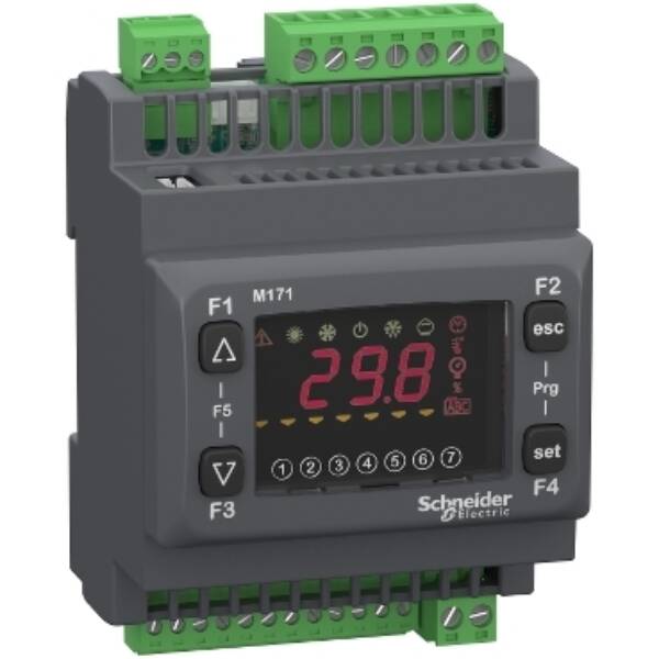 Modicon M171 Optimized Display 14I/O Modbus 100-240Vac - Schneider Electric - TM171ODM14R