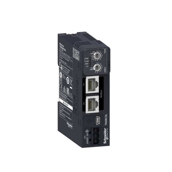 IP20 I/O Distributed Optimized TM3 Bus Coupler Module Serial Line Interface - Schneider Electric - TM3BCSL