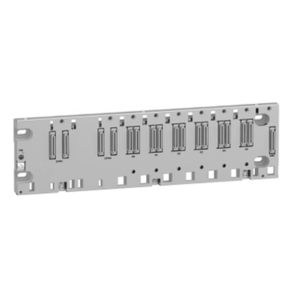 rack X80 - 6 slots - Redundant PS - Ethernet backplane - Schneider Electric - BMEXBP0602