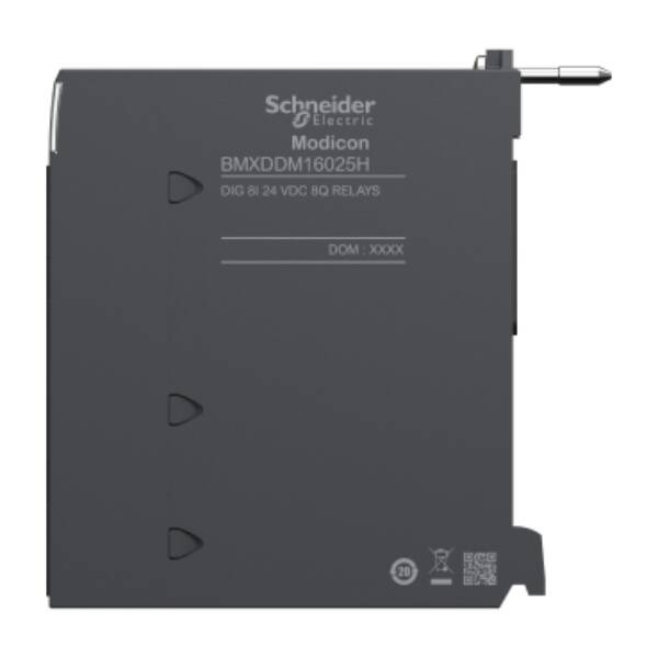 discrete I/O module X80 - 8 I - 24 V DC - 8 O - relay- severe environment - Schneider Electric - BMXDDM16025H