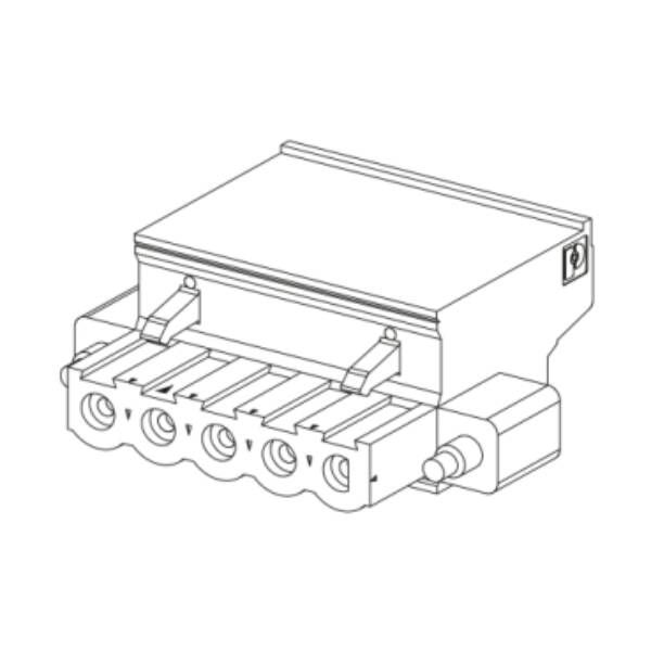 kit of 2 removable connectors - cage clamp - for M340 power supply module - Schneider Electric - BMXXTSCPS10