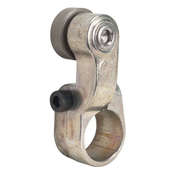 Limit switch lever, 9007, 9007T/FT zinc, fixed length, inside offset steel roller - Telemecanique Sensors - 9007F5