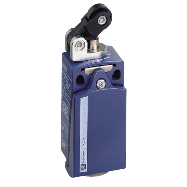 limit switch XCKD - th.plastic roller lever plung. Hor - 1NC+1NO - snap - 1/2NPT - Telemecanique Sensors - XCKD2121N12