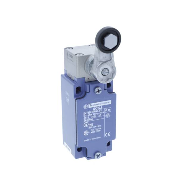 limit switch XCKJ - thermoplastic roller lever - 1NC+1NO - snap action - Pg13 - Telemecanique Sensors - XCKJ10511