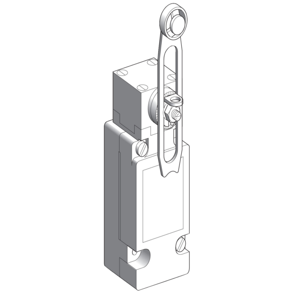 limit switch XCKJ - th.plastic roller lever var. length - 1C/O - snap - M20 - Telemecanique Sensors - XCKJ110541H29