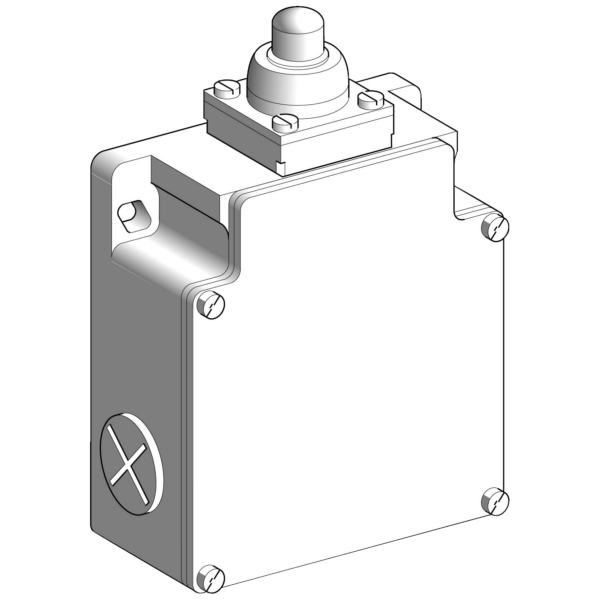 limit switch XCKML - metal end plunger - 2x(1NC+1NO) - snap action - Pg13 - Telemecanique Sensors - XCKML110