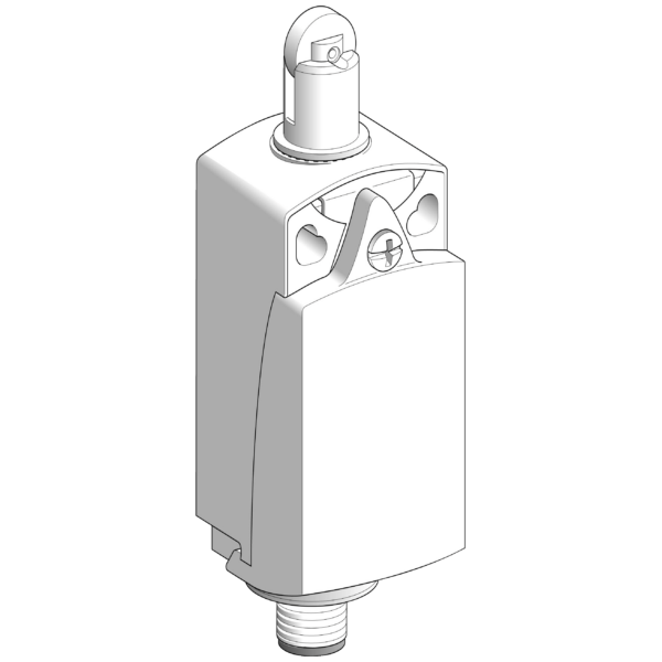 limit switch XCKP - steel roller plunger - 1NC+1NO - snap - M12 - Telemecanique Sensors - XCKP2102M12