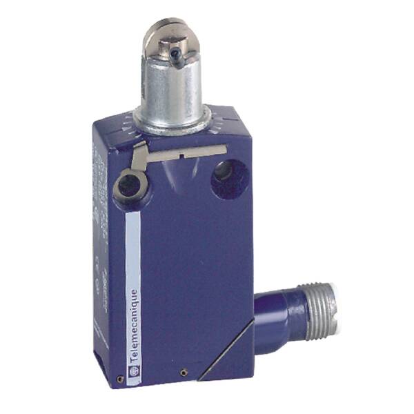 limit switch XCMD - steel roller plunger - 1NC+1NO - snap - M12 - Telemecanique Sensors - XCMD2102C12