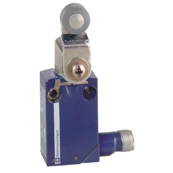 limit switch XCMD - steel ball bearing mount. roller lev. - 1NC+1NO - snap - M12 - Telemecanique Sensors - XCMD2117C12