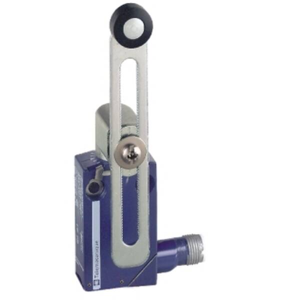 limit switch XCMD - th.plastic roller lever var.length - 1NC+1NO - snap - M12 - Telemecanique Sensors - XCMD2145C12