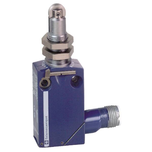 limit switch XCMD - M12 steel roller plunger - 1NC+1NO - snap - M12 - Telemecanique Sensors - XCMD21F2C12