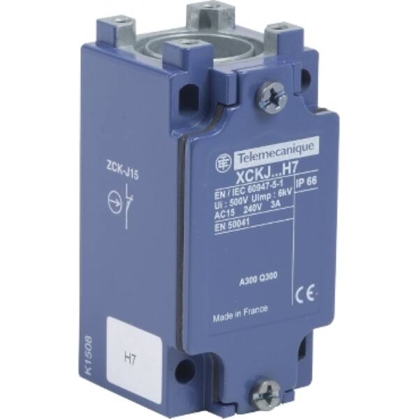 Limit switch body, Limit switches XC Standard, 300 V AC, 10 A, XCK - Telemecanique Sensors - ZCKJ15H7