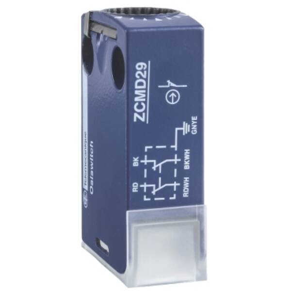 limit switch body ZCMD - 1C/O - silver - snap action - connection - M12 - Telemecanique Sensors - ZCMD21M12