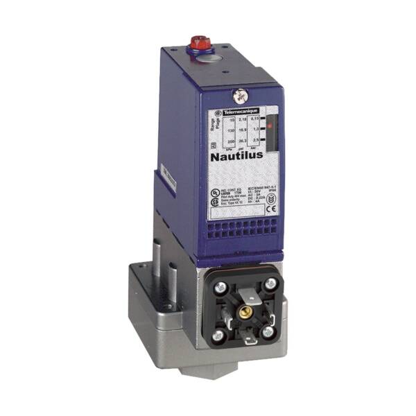 pressure switch XMLA 2.5 bar - fixed scale 1 threshold - 1 C/O - Telemecanique Sensors - XMLA002C2C11