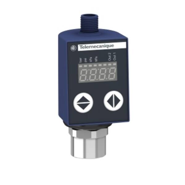 Pressure sensors XMLR 1bar - G 1/4 - 24VDC - 2xPNP - M12 - Telemecanique Sensors - XMLR001G2P05