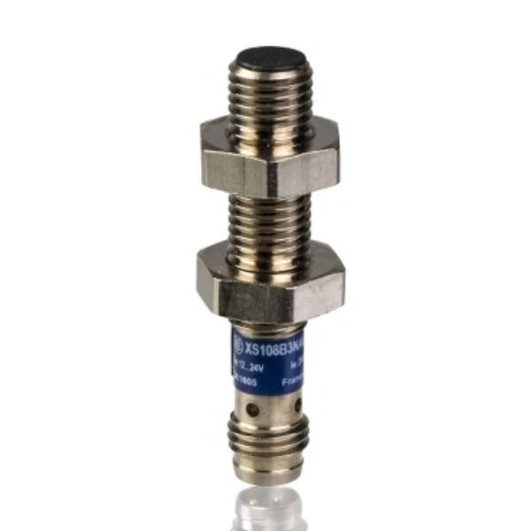 inductive sensor XS1 M8 - L42mm - brass - Sn2mm - 12..24VDC - M8 - Telemecanique Sensors - XS108B3NAM8