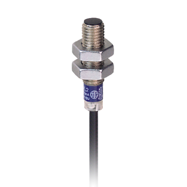 inductive sensor XS1 M8 - L33mm - brass - Sn2mm - 12..24VDC - cable 2m - Telemecanique Sensors - XS108B3PAL2