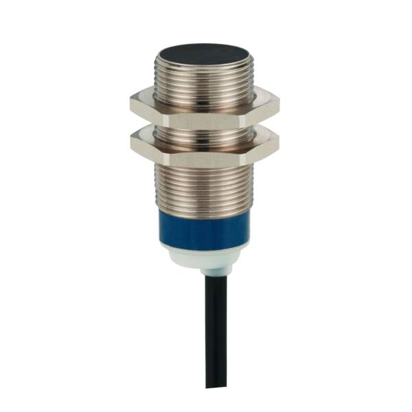 inductive sensor XS1 M18 - L40mm - brass - Sn8mm - 12..24VDC - cable 2m - Telemecanique Sensors - XS118B3NAL2