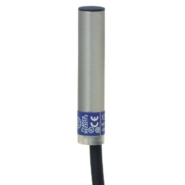 inductive sensor XS1 Ø6.5 - L50mm - stainless - Sn1.5mm - 12..24VDC - cable 2m - Telemecanique Sensors - XS1L06PC410