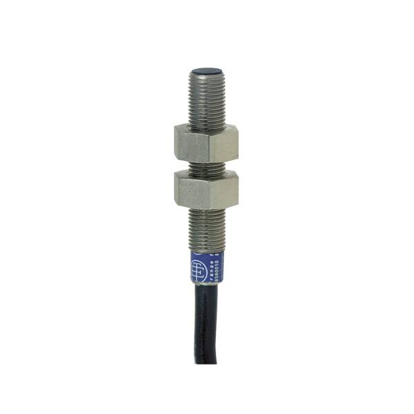 inductive sensor XS1 M5 - L29mm - brass - Sn1mm - 5..24VDC - cable 2m - Telemecanique Sensors - XS1N05PA310