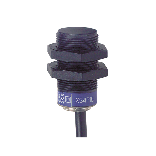 inductive sensor XS4 M18 - L36mm- PPS - Sn8mm - 12..24VDC - cable 2m - Telemecanique Sensors - XS4P18PA340