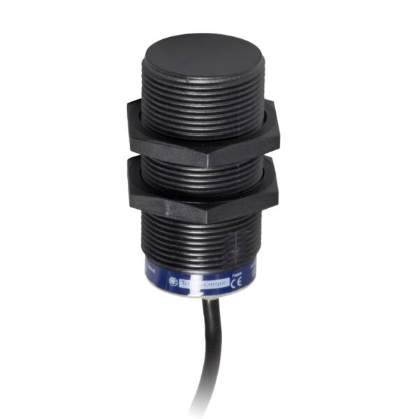 Inductive proximity sensors XS, inductive sensor XS4 M30, L53mm, PBT, Sn15mm, 12..24VDC, Cable 6m, Molex connector - Telemecanique Sensors - XS4P30AB9D2