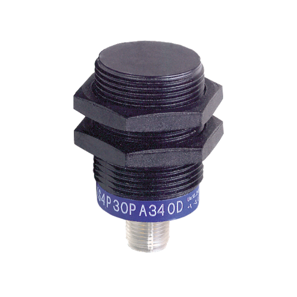 inductive sensor XS4 M30 - L50mm - PPS - Sn15mm - 12..24VDC - M12 - Telemecanique Sensors - XS4P30PA340D