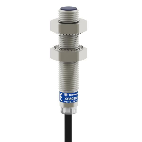 inductive sensor XS6 M8 - L51mm - stainless - Sn2.5mm - 12..48VDC - cable 2m - Telemecanique Sensors - XS608B1NAL2