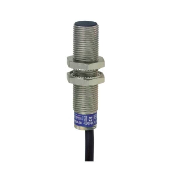 inductive sensor XS6 M12 - L54mm - brass - Sn4mm - 24..240VAC/DC - cable 10m - Telemecanique Sensors - XS612B1MAL10