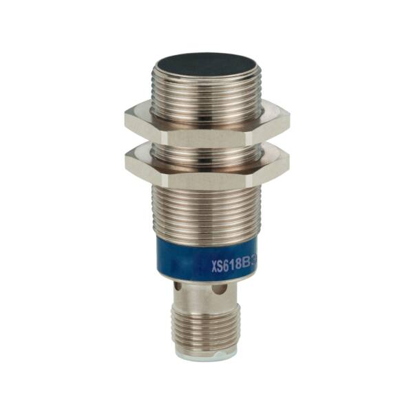 inductive sensor XS6 M18 - L50mm - brass - Sn8mm - 12..24VDC - M12 - Telemecanique Sensors - XS618B3DAM12