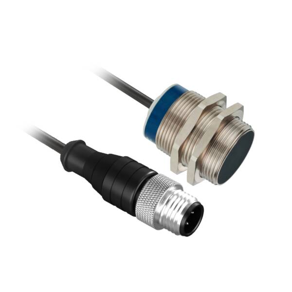 inductive sensor XS6 M30 - L62mm - brass - Sn15mm - 24..240VAC/DC- 7/8" -0.15m - Telemecanique Sensors - XS630B1MAL01U78