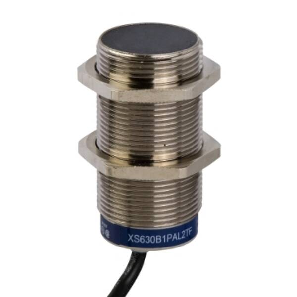 inductive sensor XS6 M30 - L62mm - brass - Sn15mm - 12..48VDC - cable 10m - Telemecanique Sensors - XS630B1NAL10