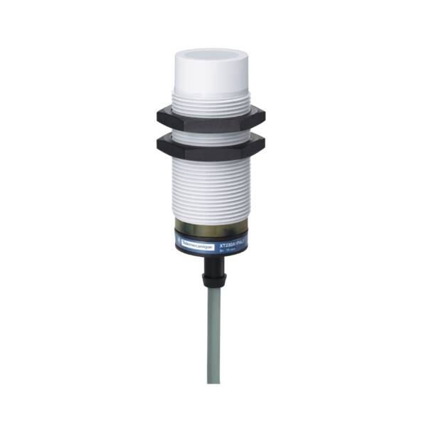 capacitive sensor - XT1 - cylindrical M30 - plastic - Sn 15 mm - cable 2 m - Telemecanique Sensors - XT230A1NAL2