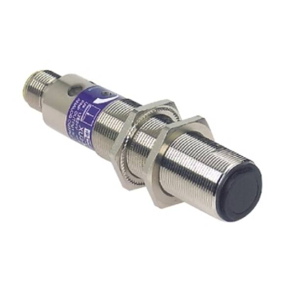 photo-electric sensor - XU2 - thru beam - high gain - Sn 50m - 12..24VDC - M12 - Telemecanique Sensors - XU2M18AP20D