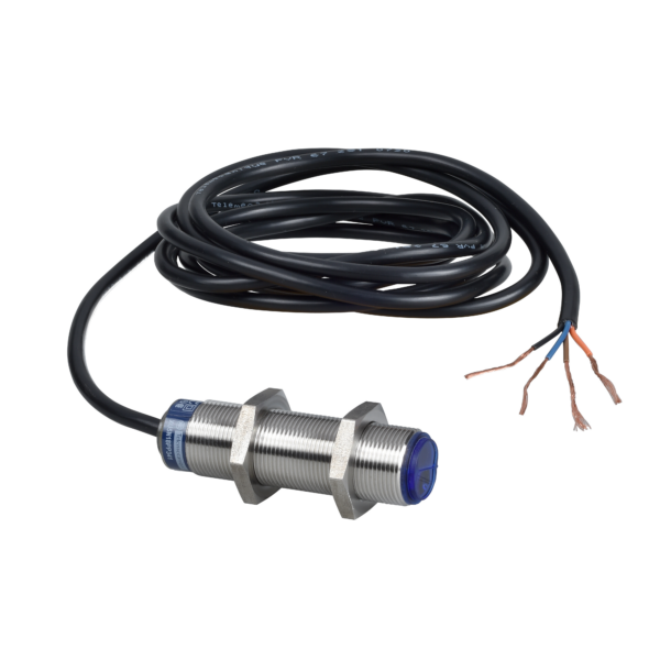 photo-electric sensor - XU5 - diffuse - Sn 0.10m - 12..24VDC - M12 - Telemecanique Sensors - XU5N18PP341D