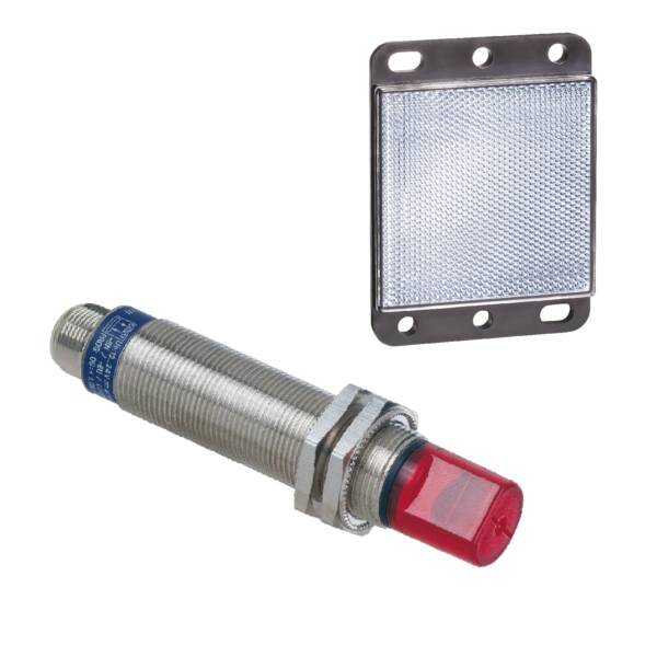 photo-electric sensor - XU9 - polarised - 90° - Sn 2m - 12..24VDC - M12 - Telemecanique Sensors - XU9N18PP341WD