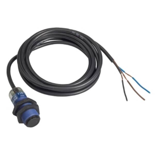 photo-electric sensor - XUB - emitter - 12..24VDC - cable 2m - Telemecanique Sensors - XUB0AKSNL2T