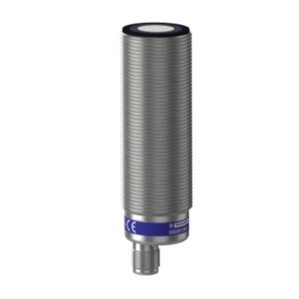 Ultrasonic sensors XX, ultrasonic sensor, metal, cylindrical M30, straight, 1 m, 0...10 V - Telemecanique Sensors - XXS30B1VM12