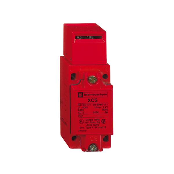 metal safety switch XCSA - 3 NC - slow break - 1 entry tapped Pg 13 - Telemecanique Sensors - XCSA801